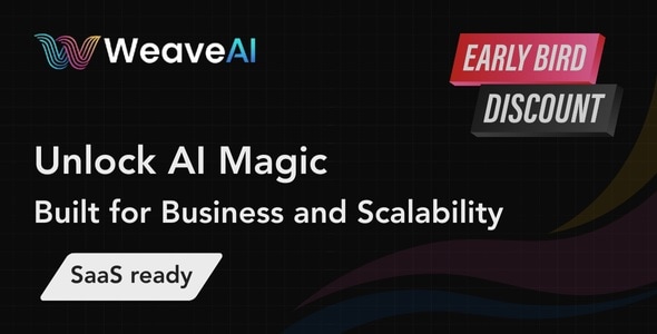 WeaveAI SAAS - AI Chat, Image, Video, Code / 65+ Models Available WeaveAI SAAS - AI Chat, Image, Video, Code / 65+ Models Available