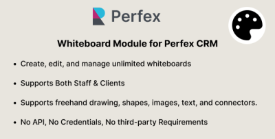 Whiteboard Module for Perfex CRM