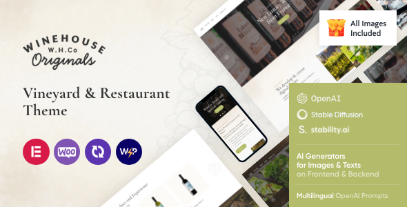 Wine House | Winery & Restaurant WordPress Theme Wine House | Winery & Restaurant WordPress Theme