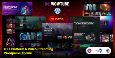 WowTube - OTT Platform & Video Streaming WordPress Theme