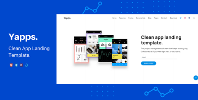Yapps - App Landing Template