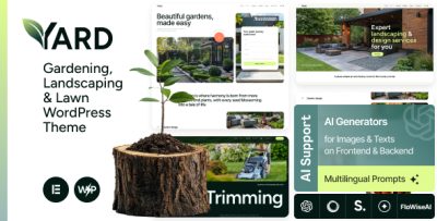 Yard - Gardening, Landscaping & Lawn WordPress Theme