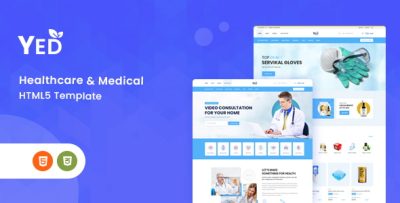 Yed - Pharmacy & Online Medical Store HTML Template