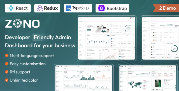Zono - React JS Admin Dashboard Template Zono - React JS Admin Dashboard Template