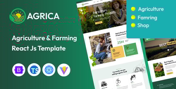 Agrica – Agriculture React JS Template (React 19) Agrica – Agriculture React JS Template (React 19)