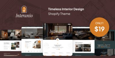 Ap Interanio - Timeless Interior Design Shopify Theme