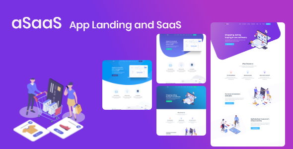 App Landing and SaaS HTML Tempalte - aSaaS App Landing and SaaS HTML Tempalte - aSaaS