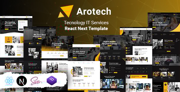 Arotech - Technology IT Services React NextJs Template Arotech - Technology IT Services React NextJs Template