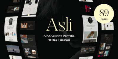 Asli - AJAX Portfolio HTML5 Template