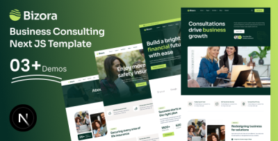 Bizora - Business Consulting React Next Js Template