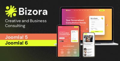 Bizora - Creative & Business Joomla 6 Template