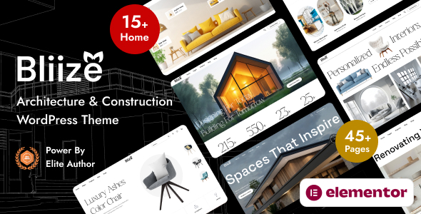 Bliize - Multipurpose Architecture WordPress Theme Bliize - Multipurpose Architecture WordPress Theme