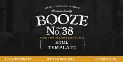 Booze - Pub HTML Template