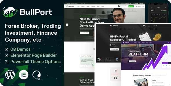 BullPort – Forex Broker & Trading WordPress Theme BullPort – Forex Broker & Trading WordPress Theme