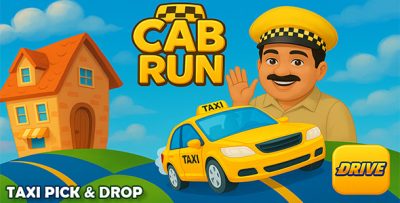 Cab Run - Taxi Pick & Drop Game | Construct 3 | 3D | HTML5