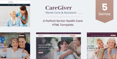 Care Giver - Senior Care & Medical HTML Template
