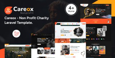 Careox - Non Profit Charity Laravel Template