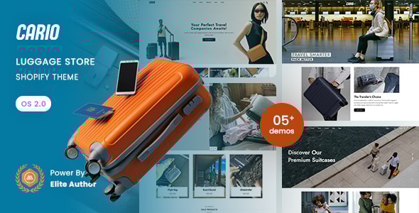 Cario - Luggage Store Shopify 2.0 Theme Cario - Luggage Store Shopify 2.0 Theme