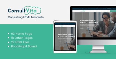 Consult Vita || Consulting Bootstrap4 Template