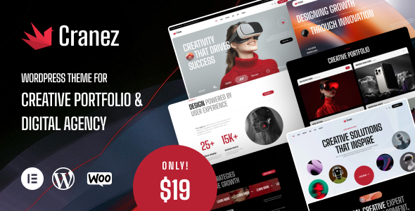 Cranez - Creative Portfolio & Digital Agency WordPress Theme Cranez - Creative Portfolio & Digital Agency WordPress Theme