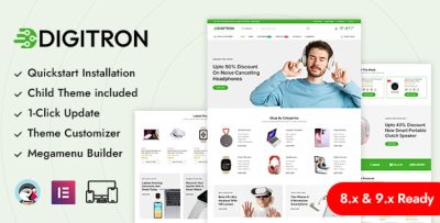 Digitron - Electronics Gadget Shop Prestashop Responsive Theme