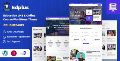 Edplus - Education & Online Course WordPress Theme