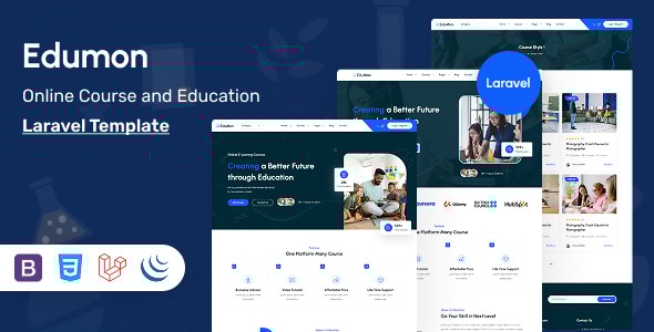 Edumon - Education and Online Course Laravel Template Edumon - Education and Online Course Laravel Template