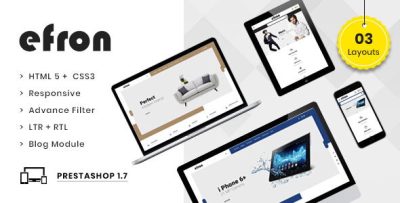 Efron Multipurpose - Responsive Prestashop 1.7 Theme