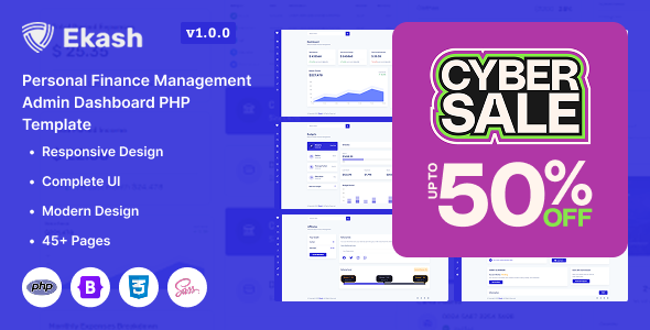 Ekash - Personal Finance Management Admin Dashboard PHP Template Ekash - Personal Finance Management Admin Dashboard PHP Template