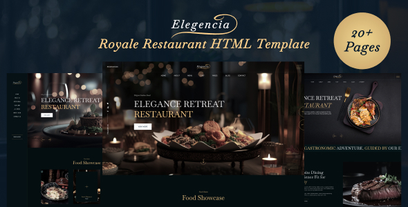 Elegencia - Royale Restaurant, Hotel & Resort HTML5 Template Elegencia - Royale Restaurant, Hotel & Resort HTML5 Template