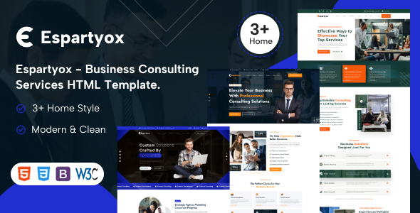 Espartyox – Business Consulting Services HTML Template Espartyox – Business Consulting Services HTML Template