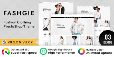 Fashgie - Fashion & Clothing Store Prestashop Theme