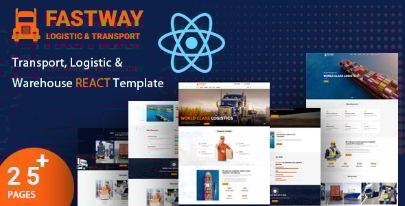 Fastway - Logistic & Transport React Template Fastway - Logistic & Transport React Template