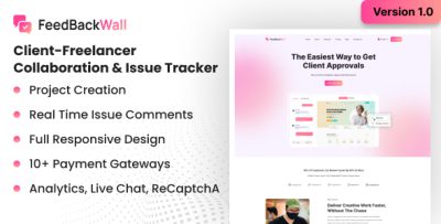 FeedBackWall - SaaS Client Approval & Issue Tracking System