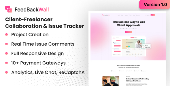 FeedBackWall - SaaS Client Approval & Issue Tracking System FeedBackWall - SaaS Client Approval & Issue Tracking System