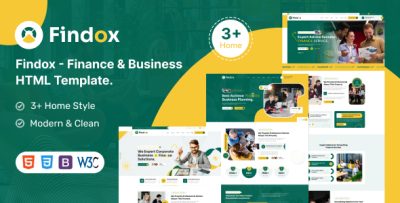 Findox - Finance & Business HTML Template