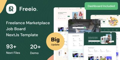 Freeio - Freelance Marketplace React NextJS Template