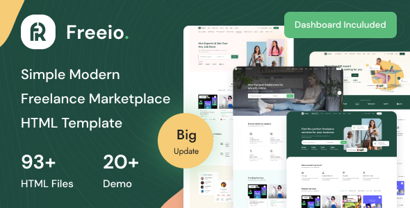 Freeio - Freelance Services Marketplace & Job Board HTML Template Freeio - Freelance Services Marketplace & Job Board HTML Template