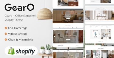 Gearo - Office Equipment Shopify Theme