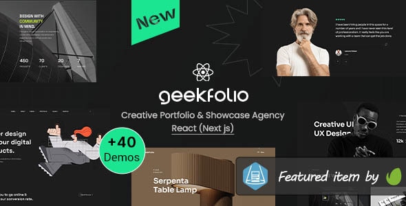 Geekfolio - React Nextjs Creative Agency & Portfolio Template Geekfolio - React Nextjs Creative Agency & Portfolio Template
