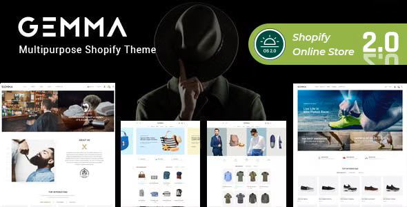 Gemma - Fashion & Barber Shop Shopify Theme Gemma - Fashion & Barber Shop Shopify Theme