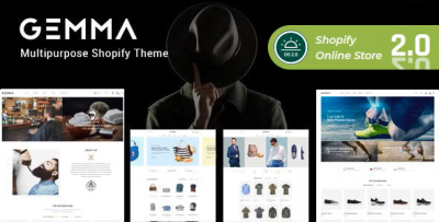 Gemma – Fashion & Barber Shop Shopify Theme