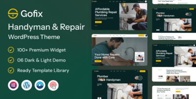 Gofix - Handyman & Repair Service WordPress Theme