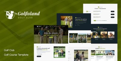 Golfisland - Golf Club & Course Template