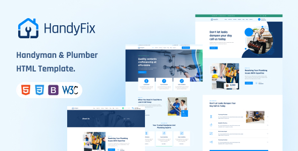 Handyfix – Handyman & Plumber HTML Template Handyfix – Handyman & Plumber HTML Template