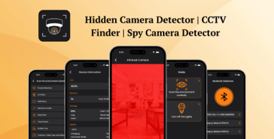 Hidden Camera Detector Swift | Native iOS | Latest Code for Admob Monetization