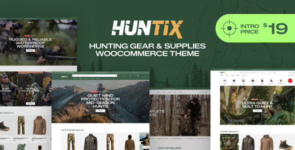Huntix - Hunting Gear & Supplies WooCommerce Theme Huntix - Hunting Gear & Supplies WooCommerce Theme