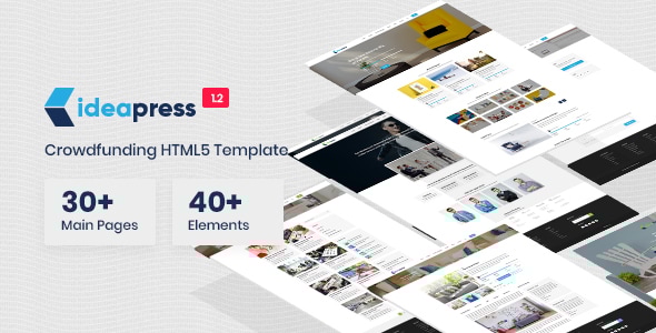 Ideapress - Crowdfunding & Fundraising HTML Template Ideapress - Crowdfunding & Fundraising HTML Template