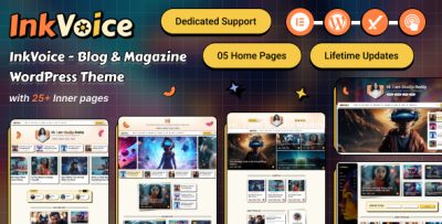 InkVoice - Blog & Magazine WordPress Theme