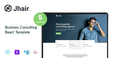 Jhair - Business, Consulting React Template